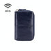 Rfid Leather Zipper Card Holder For Change