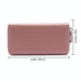 Rfid Litchi Texture Wallet With Phone Pocket