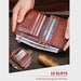 Rfid Mens Cowhide Wallet With Coin Clip