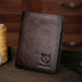 Rfid Mens Cowhide Wallet With Coin Clip