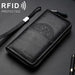 Rfid Mens Leather Multifunction Wallet