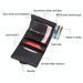 Rfid Multi Card Pu Leather Metal Holder
