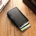 Rfid Multi Card Pu Leather Metal Holder