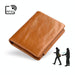 Rfid Oil Wax Leather Wallet Multi Functional