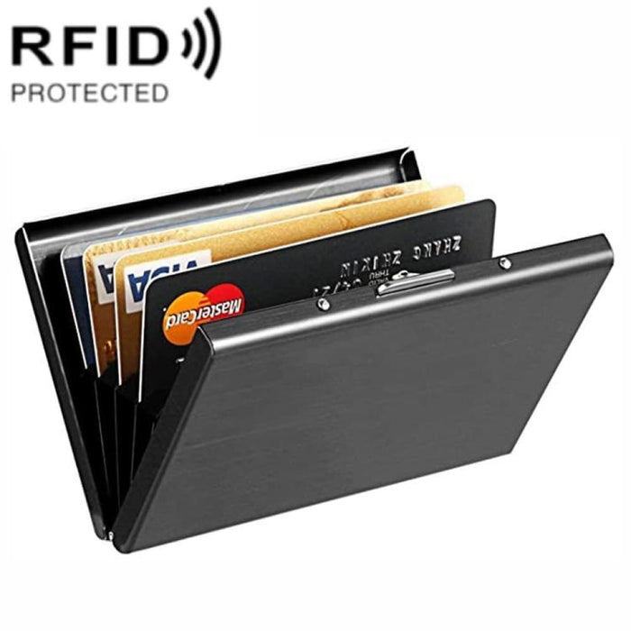 Rfid Protected Aluminum Business Card Holder