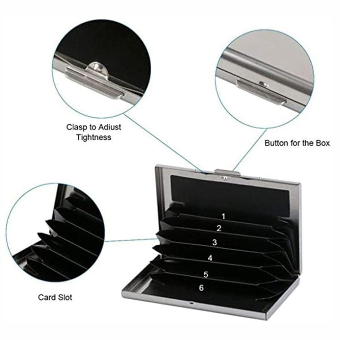 Rfid Protected Aluminum Business Card Holder