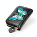 Rfid Protected Butterfly Pattern Leather Wallet