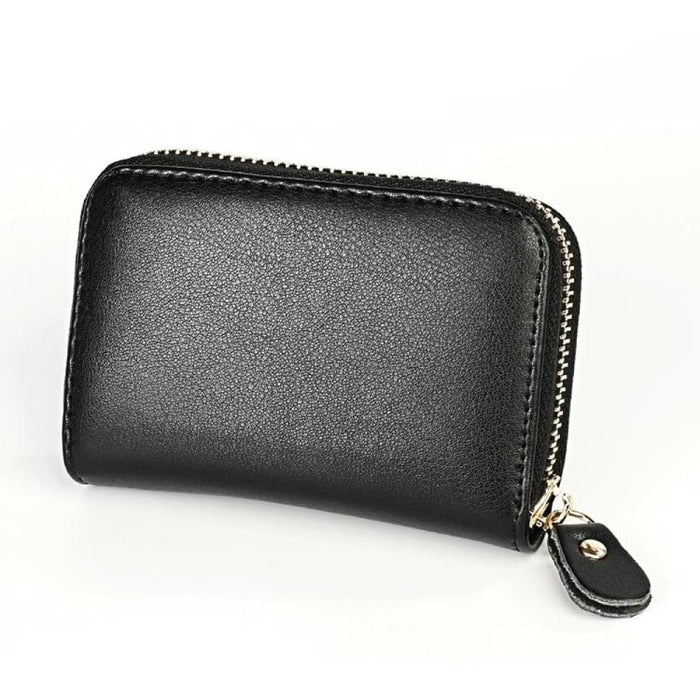 Rfid Protected Butterfly Pattern Leather Wallet