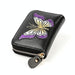 Rfid Protected Butterfly Pattern Leather Wallet