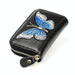 Rfid Protected Butterfly Pattern Leather Wallet