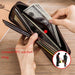 Rfid Protected Cowhide Card Holder With Zipper