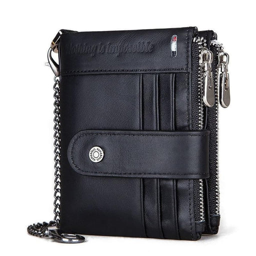 Rfid Protected Leather Wallet For Men