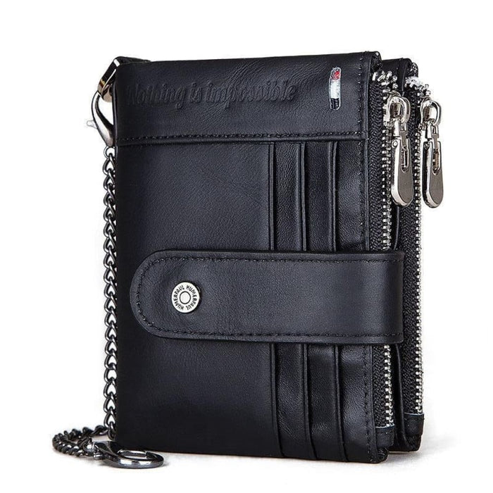 Rfid Protected Leather Wallet For Men