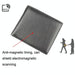 Rfid Protected Mens Leather Coin Wallet