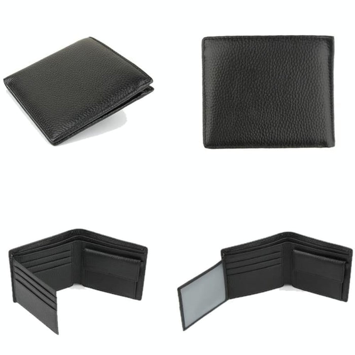 Rfid Protected Mens Leather Coin Wallet