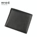 Rfid Protected Mens Leather Coin Wallet