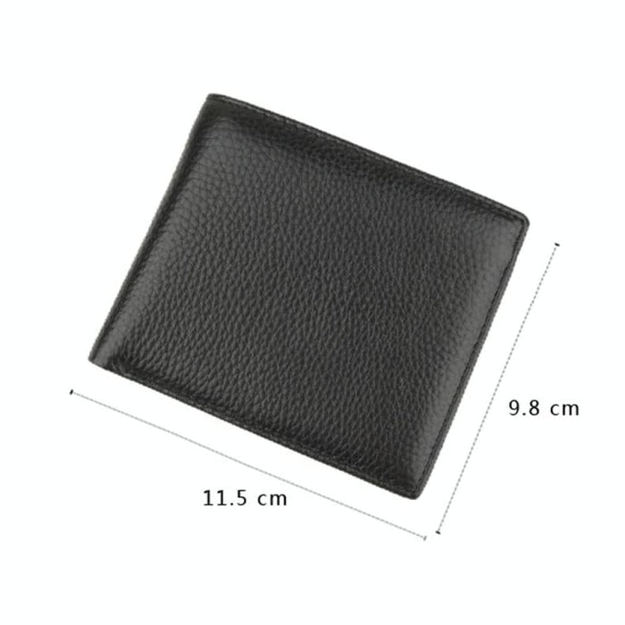 Rfid Protected Mens Leather Coin Wallet