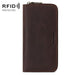 Rfid Protected Mens Long Wallet Business Retro Design