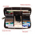 Rfid Protected Mens Long Wallet Business Retro Design