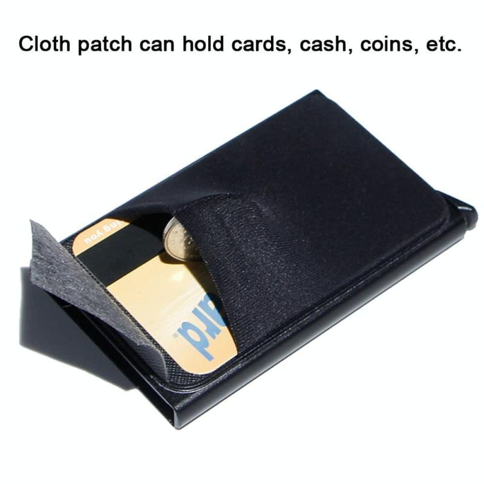 Rfid Protected Metal Card Holder Compact