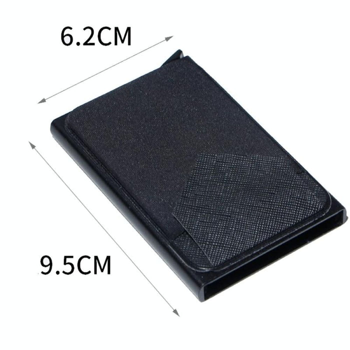 Rfid Protected Metal Card Holder Compact