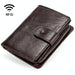 Rfid Protected Multi Functional Leather Wallet
