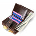 Rfid Protected Multi Functional Leather Wallet