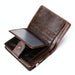 Rfid Protected Multi Functional Leather Wallet