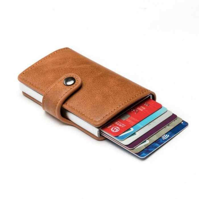 Rfid Pu Leather Card Holder Wallet