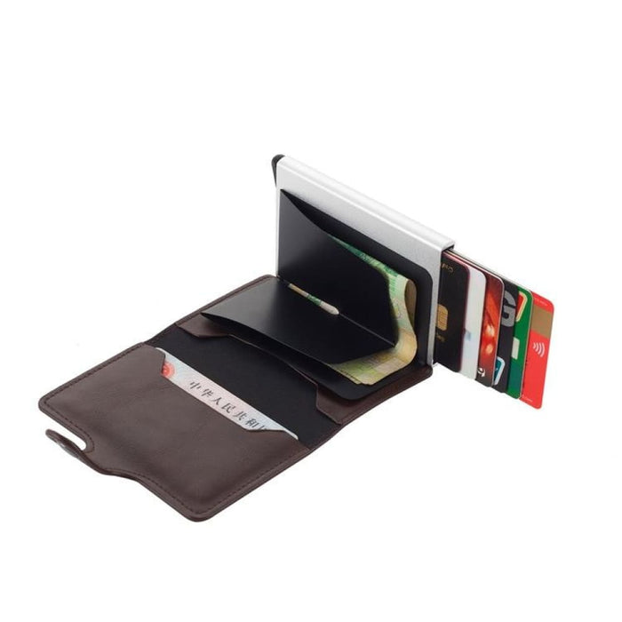 Rfid Pu Leather Card Holder Wallet