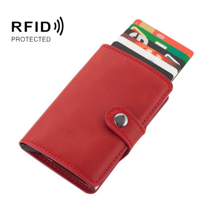 Rfid Pu Leather Card Holder Wallet