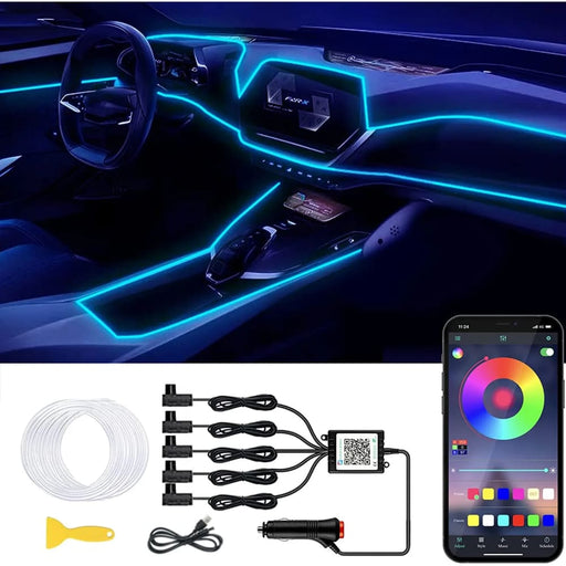Rgb Car Led Interior Lights With Wireless Control