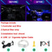Rgb Car Led Interior Lights with Wireless Control