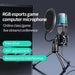 Rgb Usb Microphone For Gaming And Podcasting