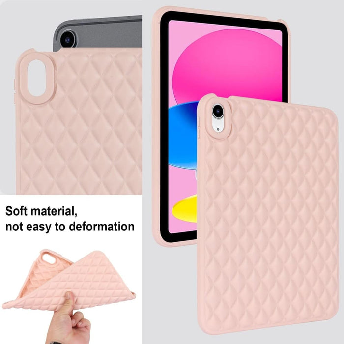 Rhombic Tpu Tablet Case For Ipad 10th Gen 10.9 2022