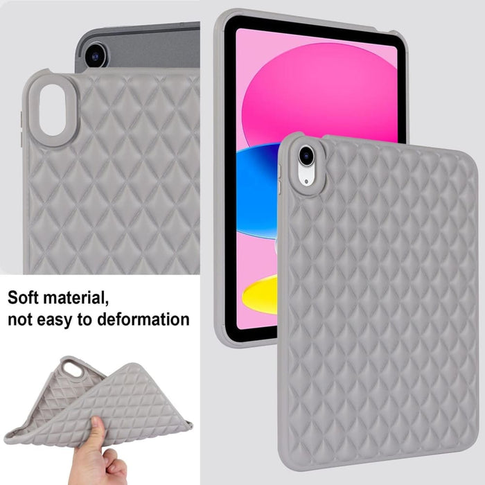 Rhombic Tpu Tablet Case For Ipad 10th Gen 10.9 2022
