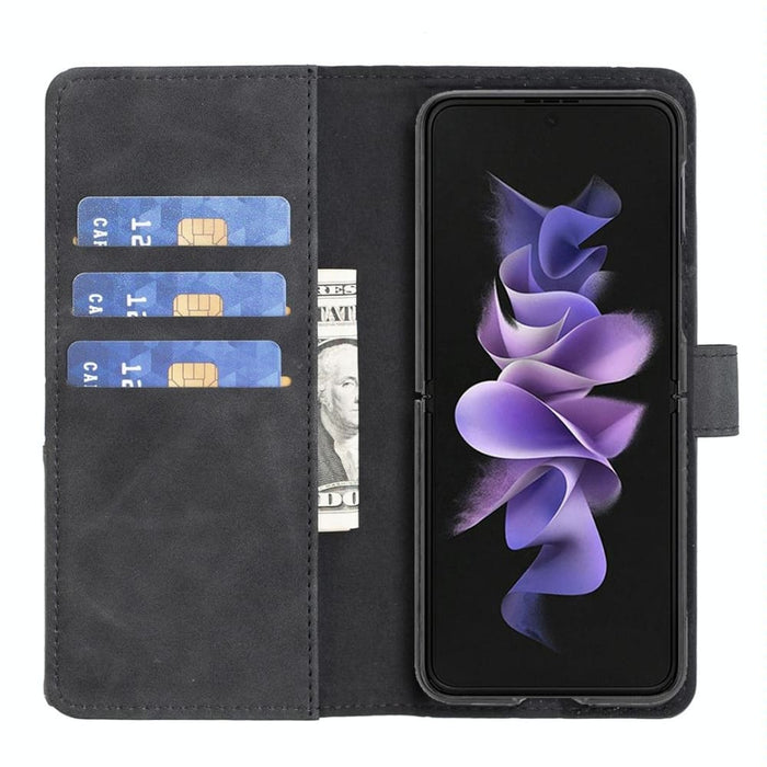 Rhombus Texture Magnetic Phone Case For Samsung Galaxy z