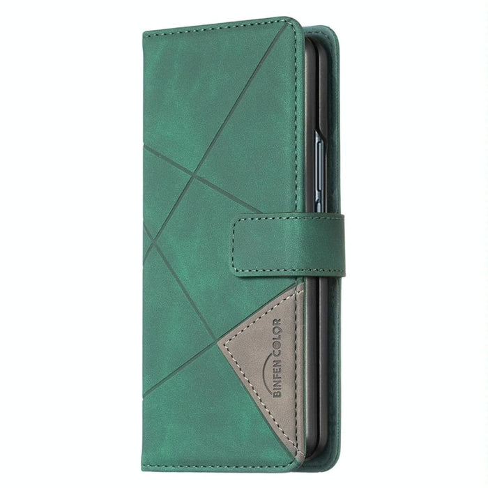 Rhombus Texture Magnetic Phone Case For Samsung Galaxy z