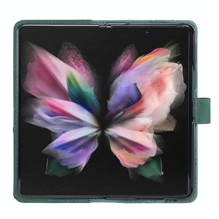 Rhombus Texture Magnetic Phone Case For Samsung Galaxy z