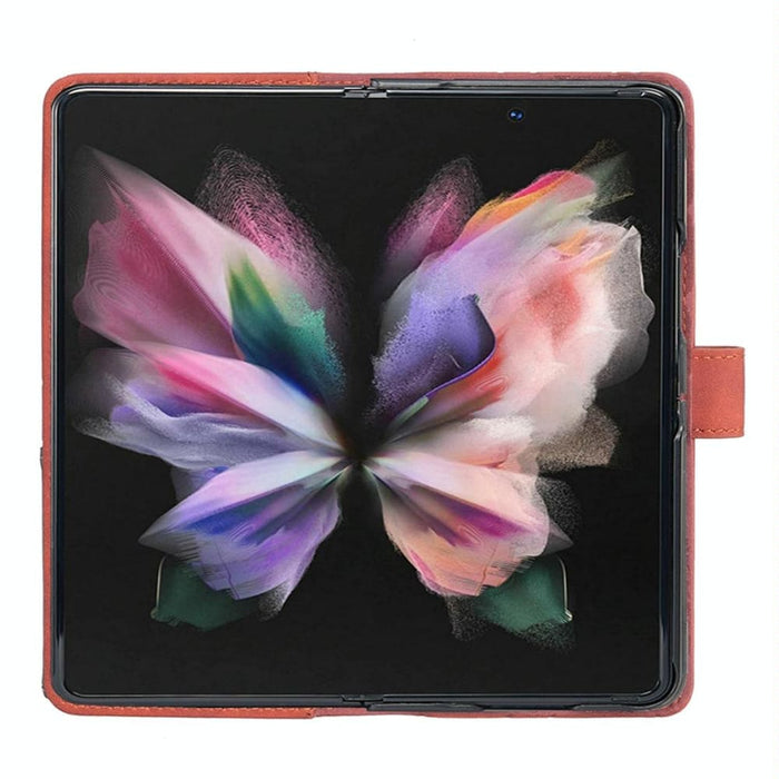 Rhombus Texture Magnetic Phone Case For Samsung Galaxy z