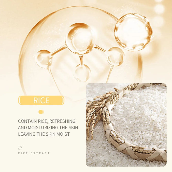 Rice Raw Pulp Moisturizing Skin Brightening Rejuvenation
