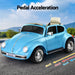 Ride On Car Licensed Volkswagen Beetle Electric Toys Horn