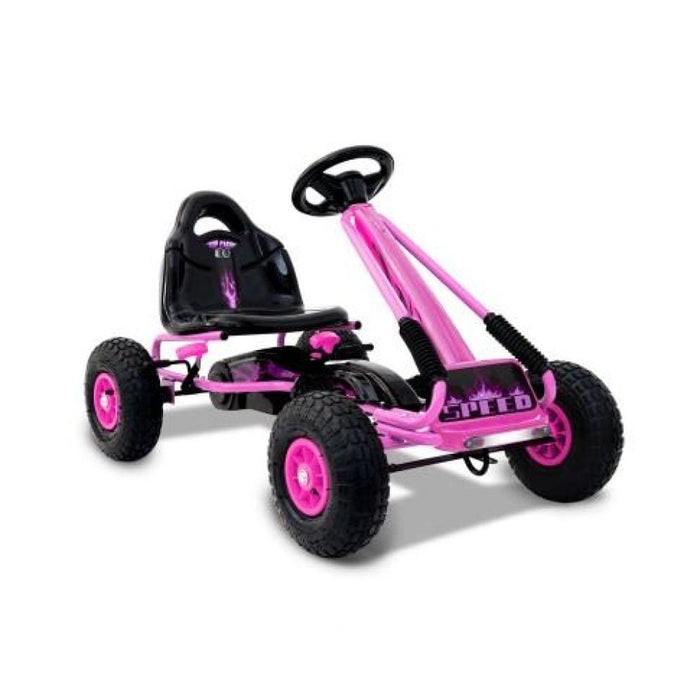 Rigo Kids Pedal Go Kart Car Ride on Toys Racing Bike Rubber