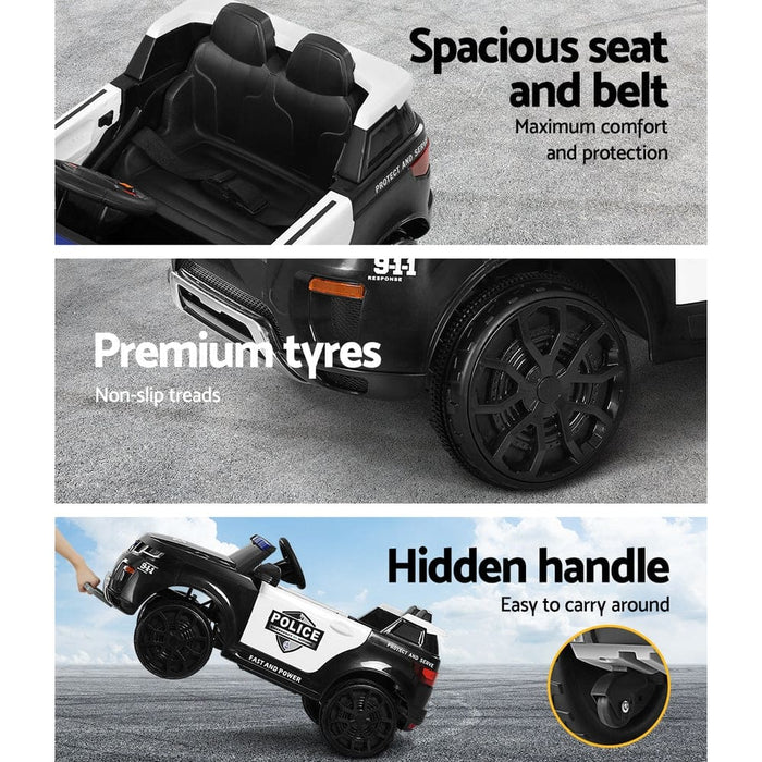 Rigo Kids Ride on Car Electric Patrol Police Toy Cars