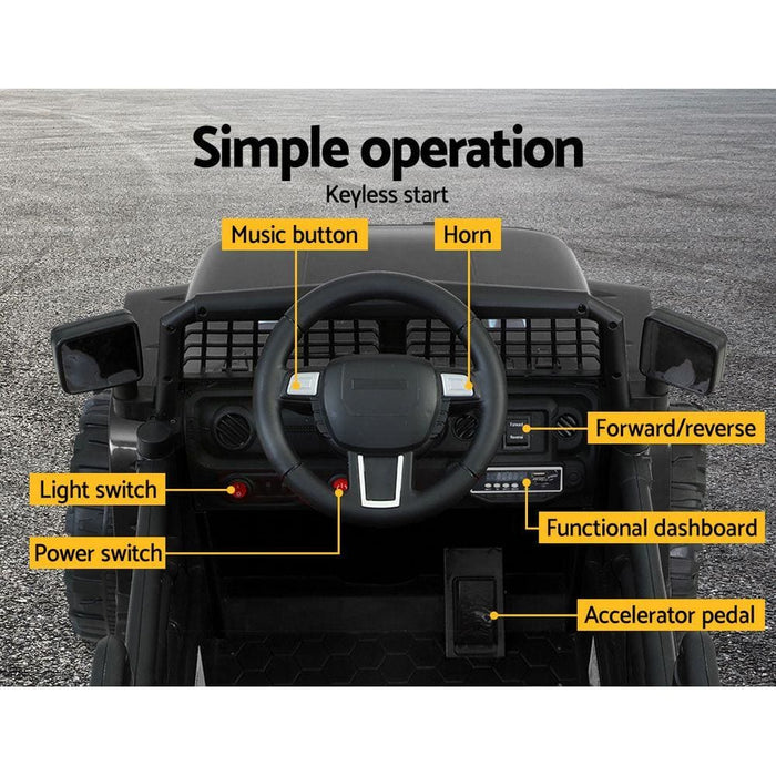 Rigo Kids Ride on Car Electric 12v Toys Jeep Battery Remote