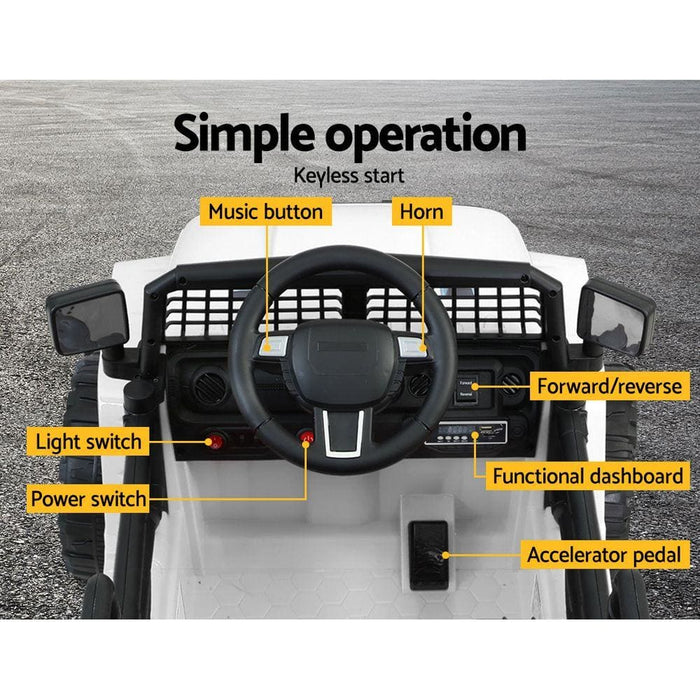 Rigo Kids Ride on Car Electric 12v Toys Jeep Battery Remote