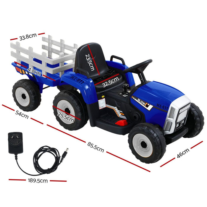 Rigo Ride On Car Tractor Toy Kids Electric Cars 12v Battery
