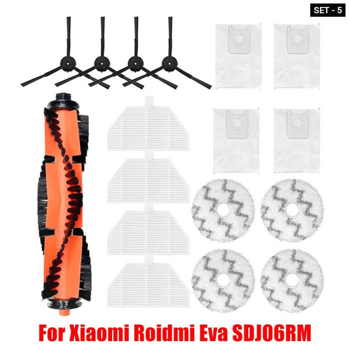 Robot Vacuum Spare Parts Filter Brush Mop