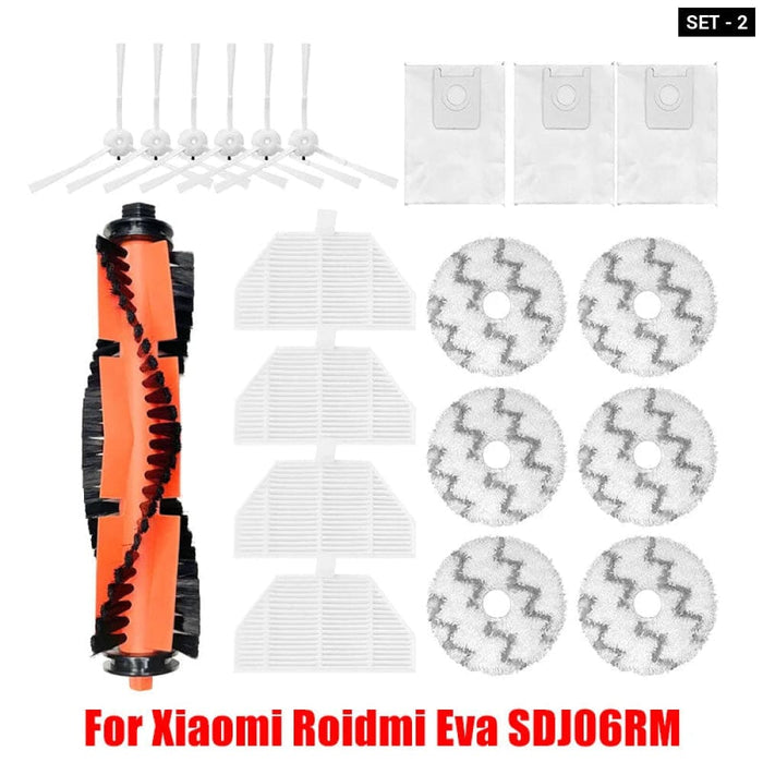 Robot Vacuum Spare Parts Filter Brush Mop