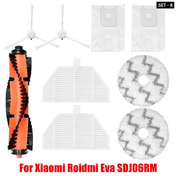 Robot Vacuum Spare Parts Filter Brush Mop